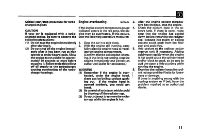 1995 Mitsubishi 3000GT Owner's Manual | English