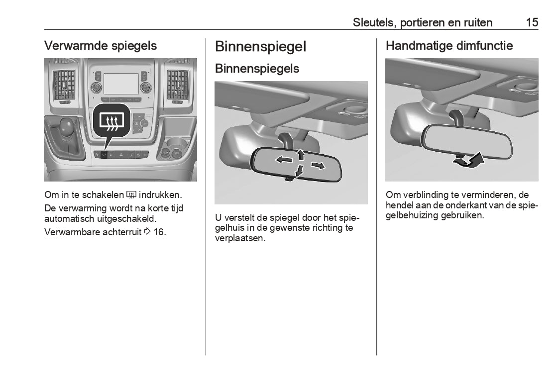 2023-2024 Opel Movano Owner's Manual | Dutch