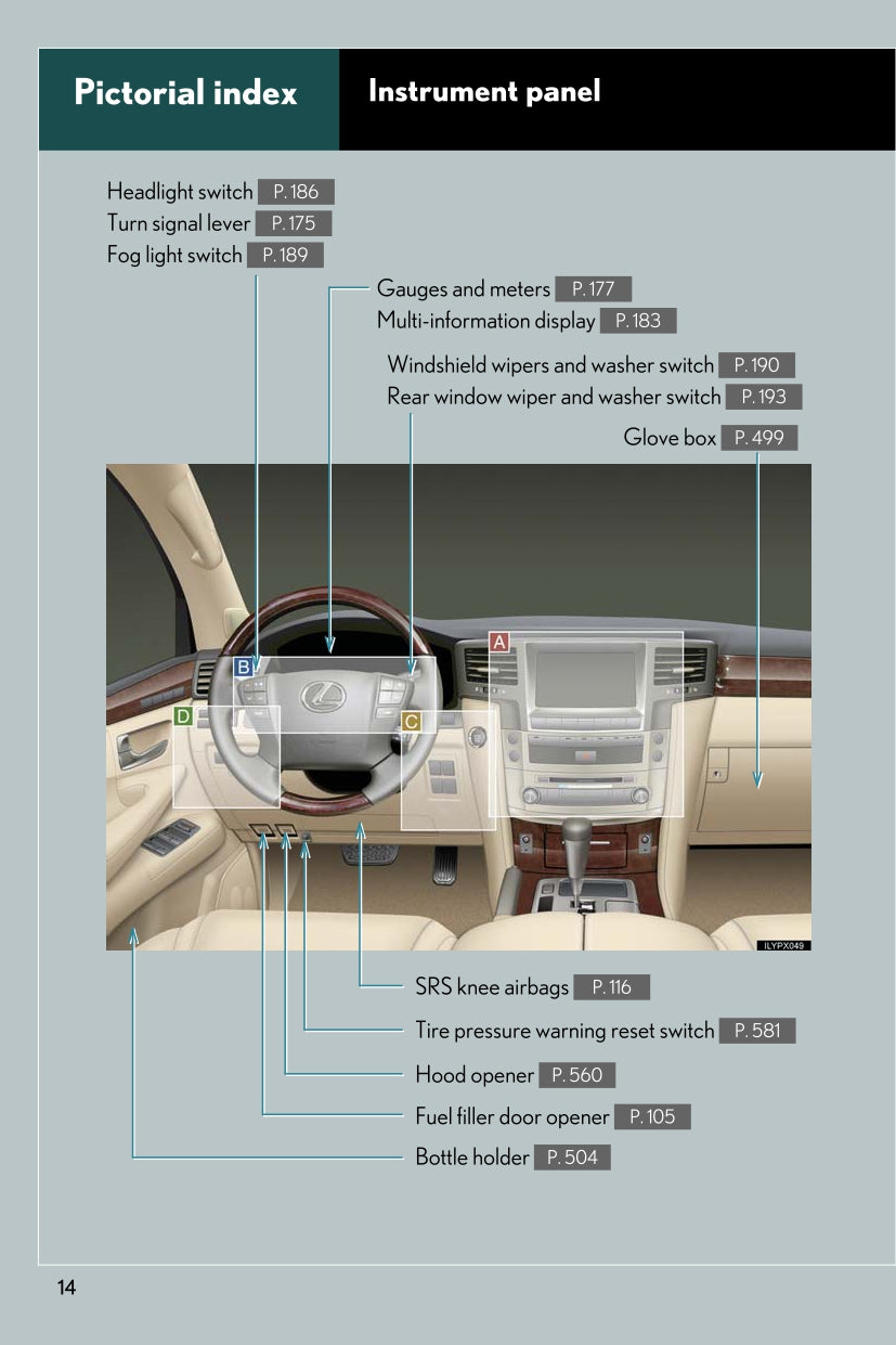 2008 Lexus LX570 Owner's Manual | English