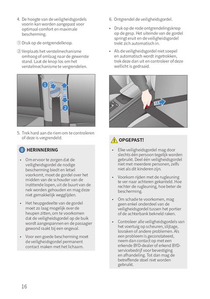 2023-2024 BYD Han EV Owner's Manual | Dutch