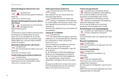 2020-2023 Peugeot 2008/e-2008 Owner's Manual | German