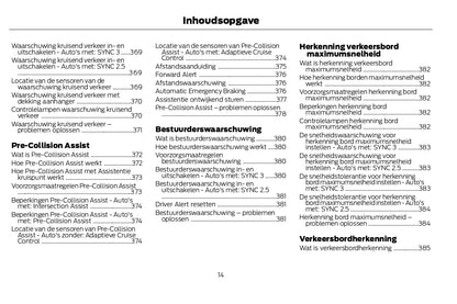 2022-2024 Ford Kuga Vignale Owner's Manual | Dutch