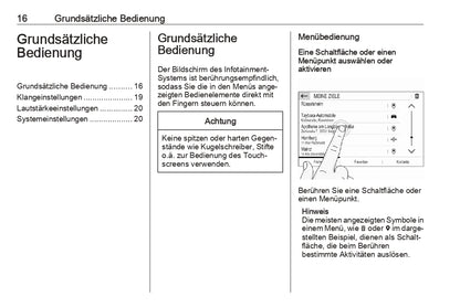 2020-2023 Opel Mokka / Mokka-e Infotainment Manual | German