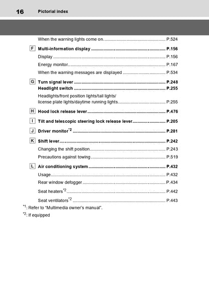 2023-2024 Toyota Prius Owner's Manual | English