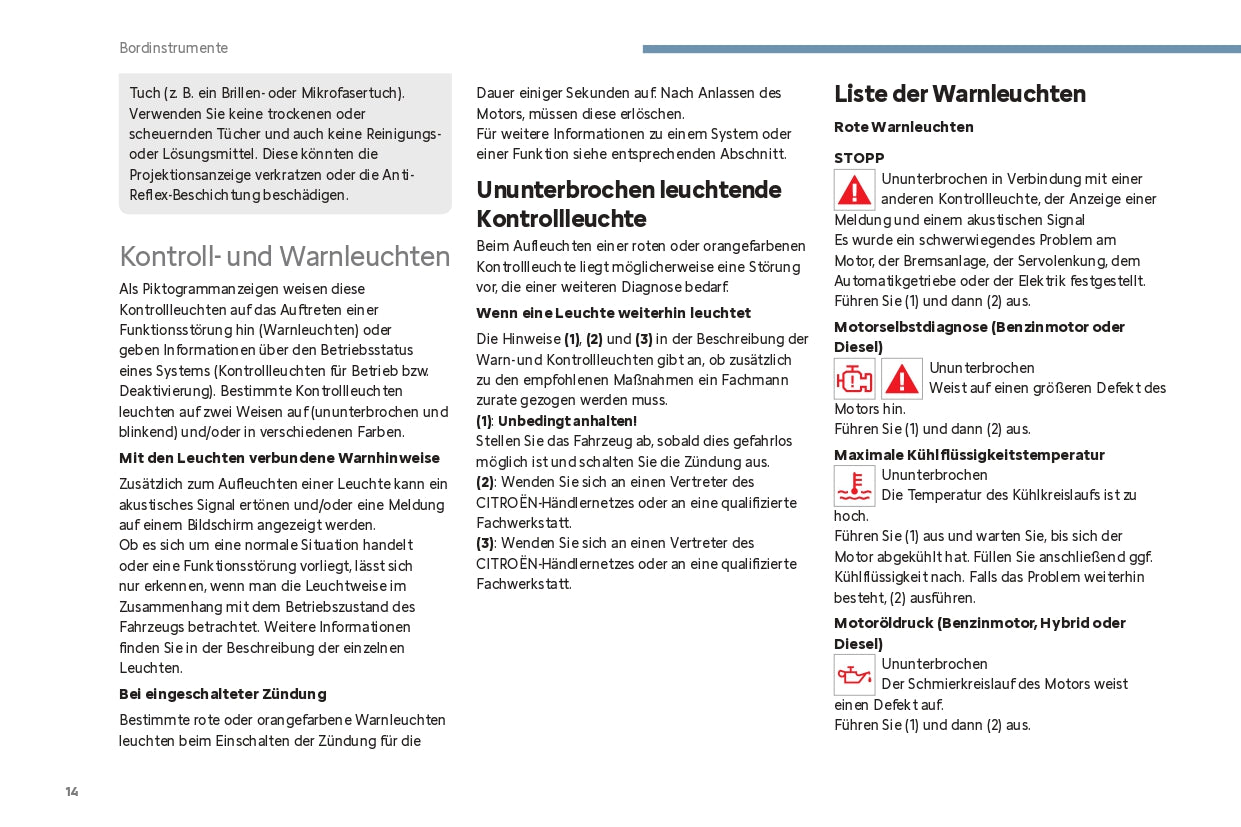 2024 Citroën C4/ë-C4 C4 X/ë-C4 X Bedienungsanleitung | Deutsch