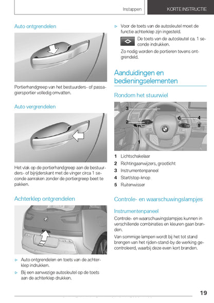 2021 BMW i3 Owner's Manual | Dutch