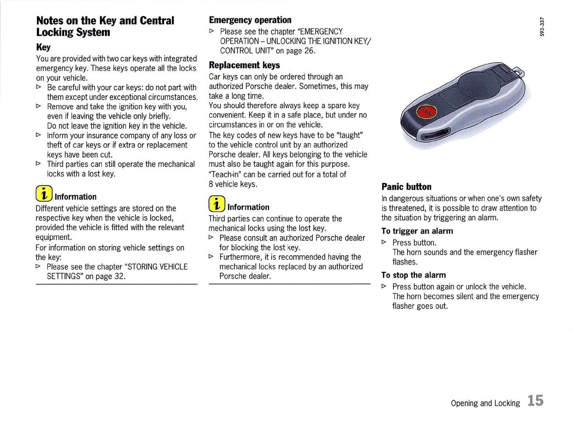 2013 Porsche 911 Carrera Owner's Manual | English