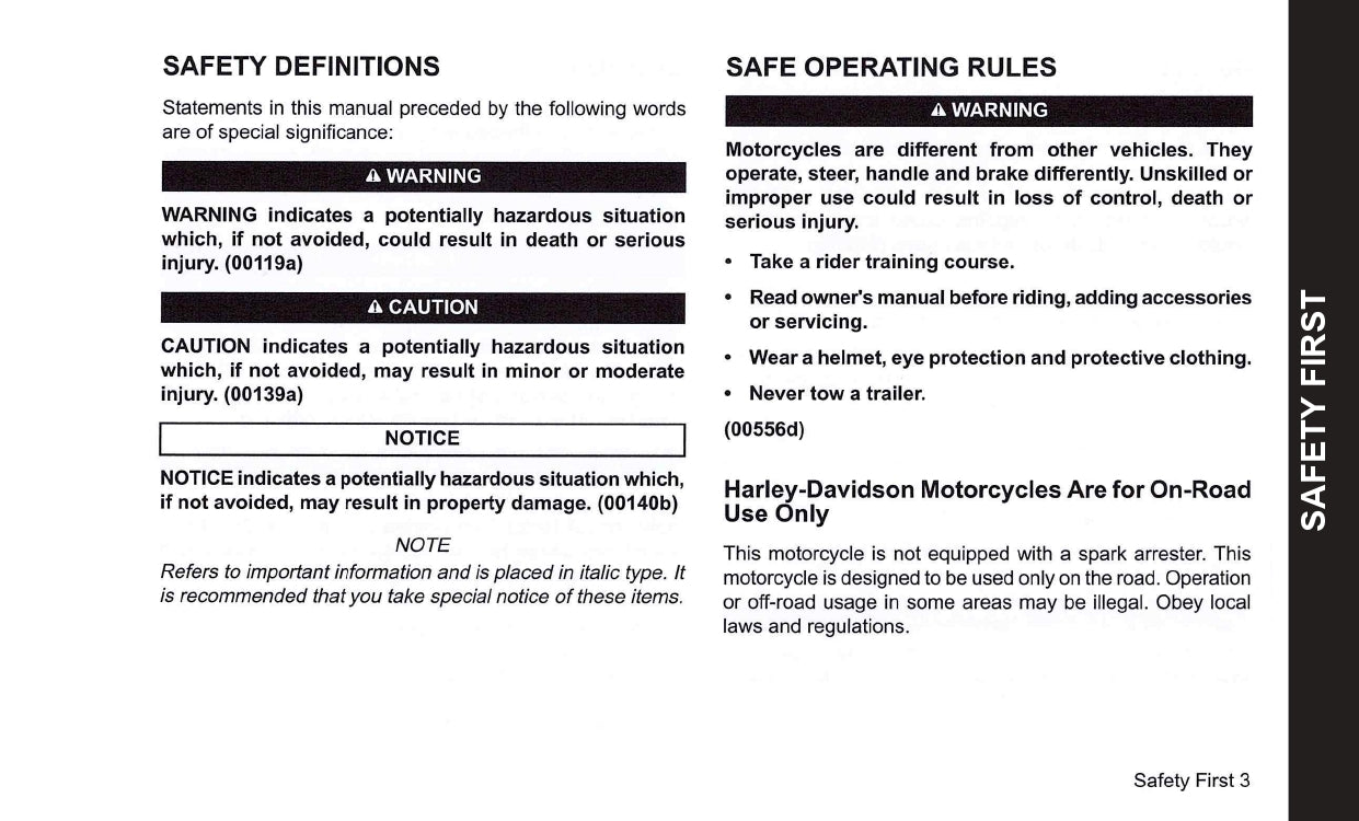 2019 Harley-Davidson FLHTKSE Owner's Manual | English