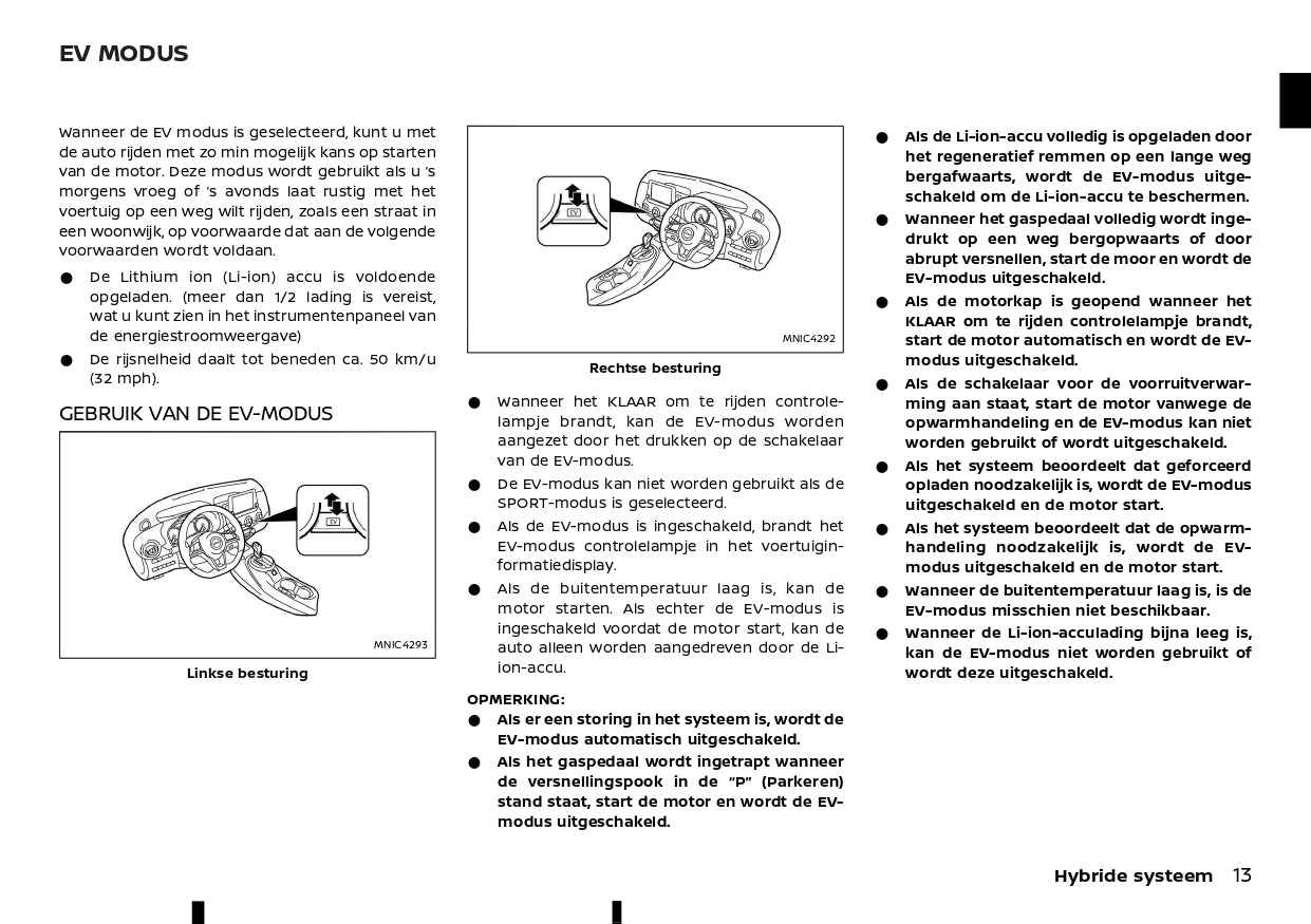 2023 Nissan Juke Hybrid Owner's Manual | Dutch