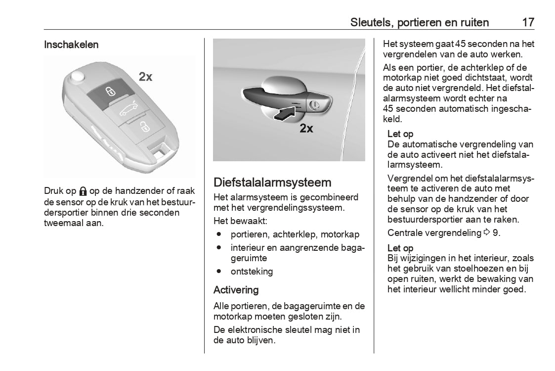 2023-2024 Opel Corsa/Corsa-e Bedienungsanleitung | Niederländisch