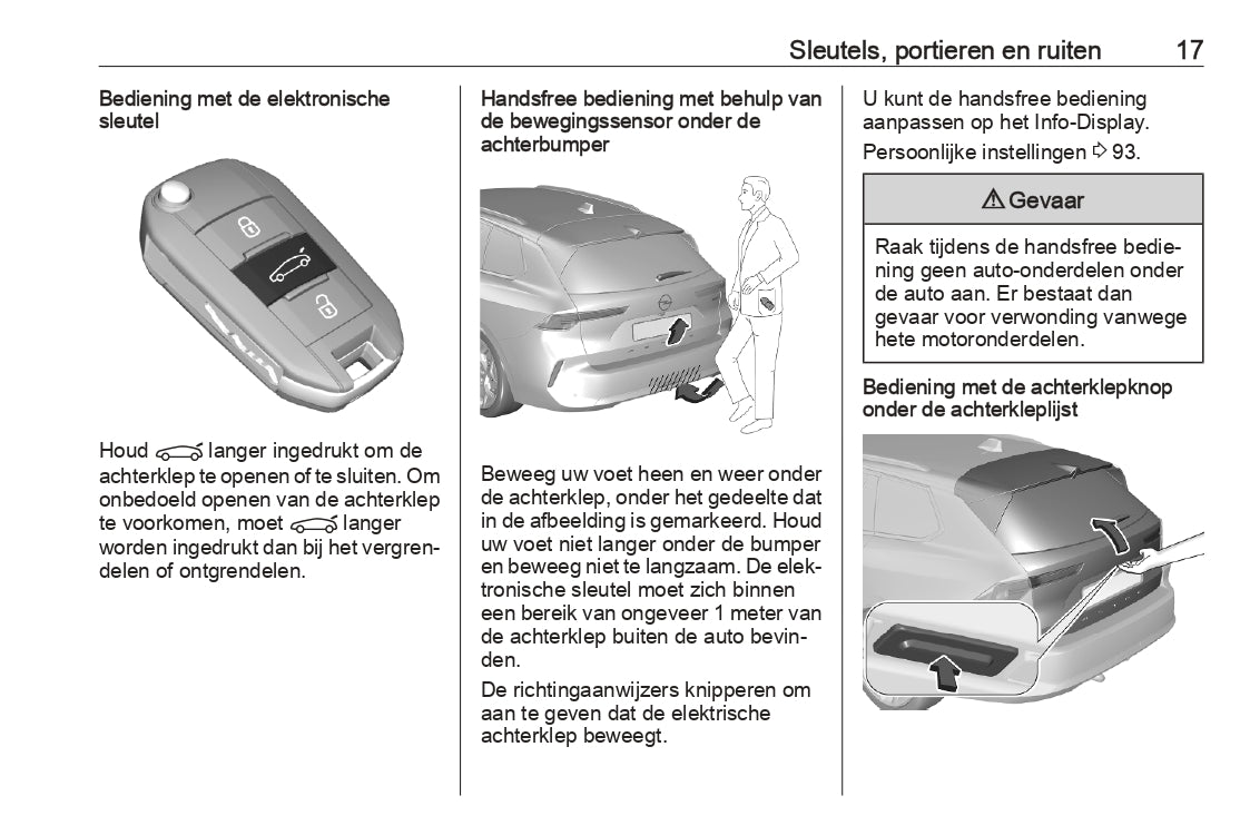 2023-2024 Opel Astra Bedienungsanleitung | Niederländisch