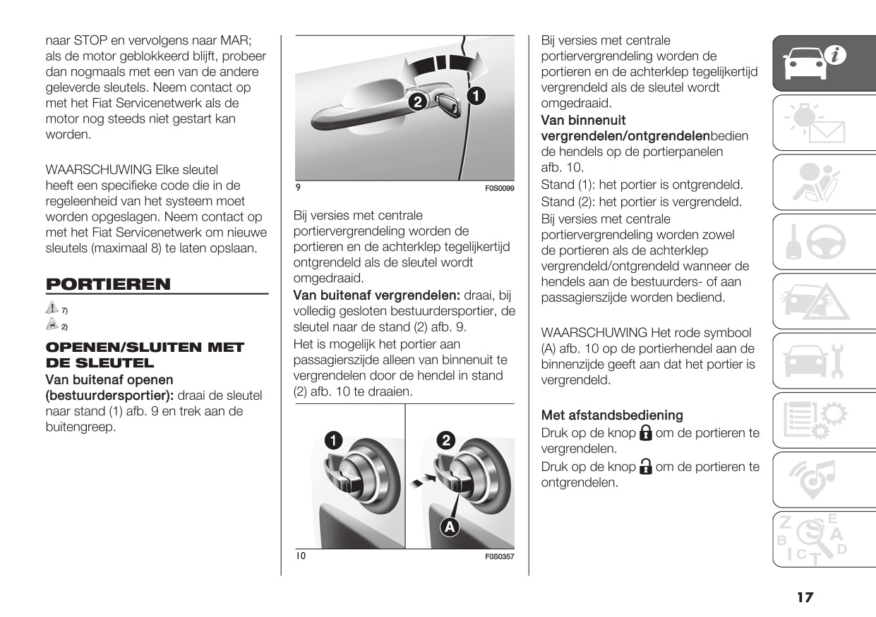 2023 Fiat 500/500C Owner's Manual | Dutch