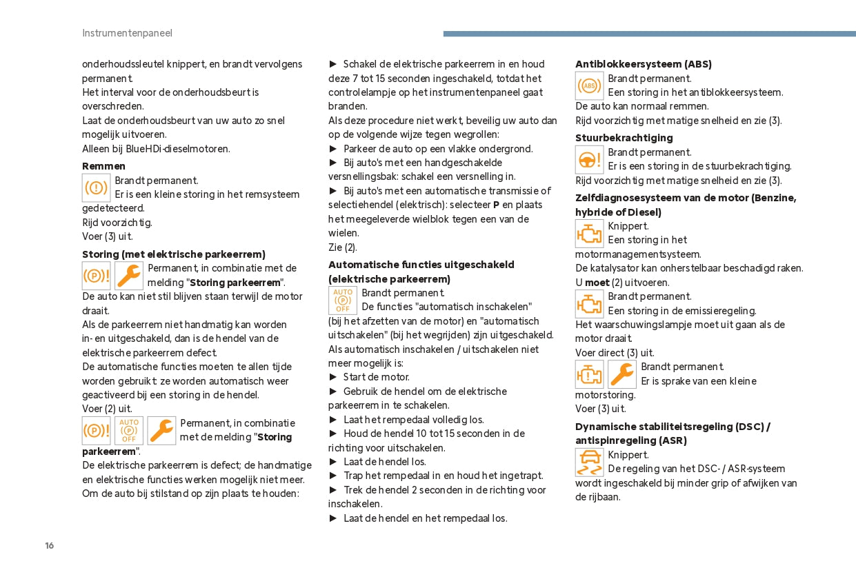 2024 Citroën C4/C4 X/ë-C4/ë-C4 X Owner's Manual | Dutch