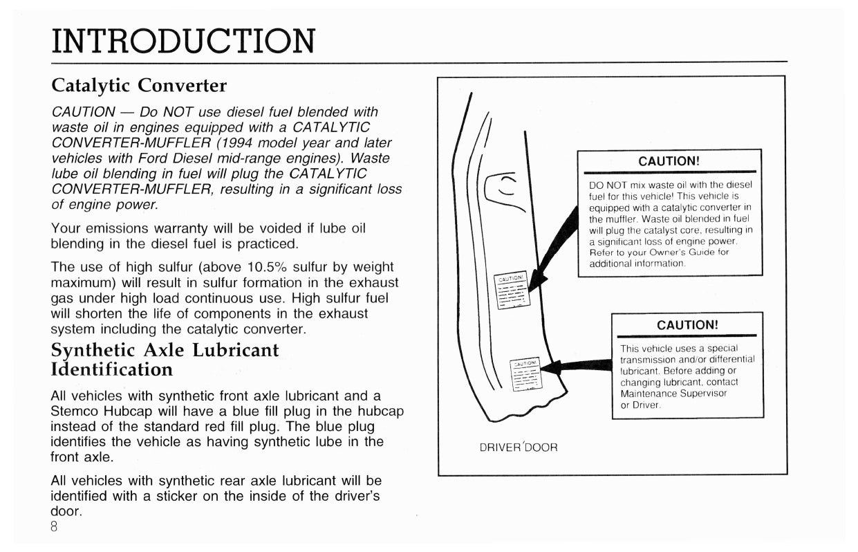 1997 Ford L-Series Bedienungsanleitung | Englisch