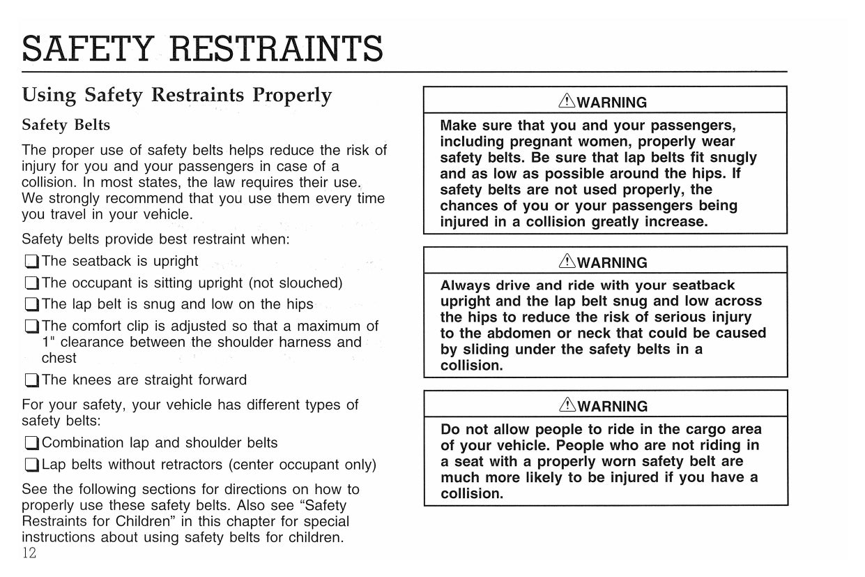 1998 Ford F&B Diesel Owner's Manual | English