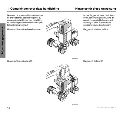 Atlas 1404 Owner's Manual | Dutch/German