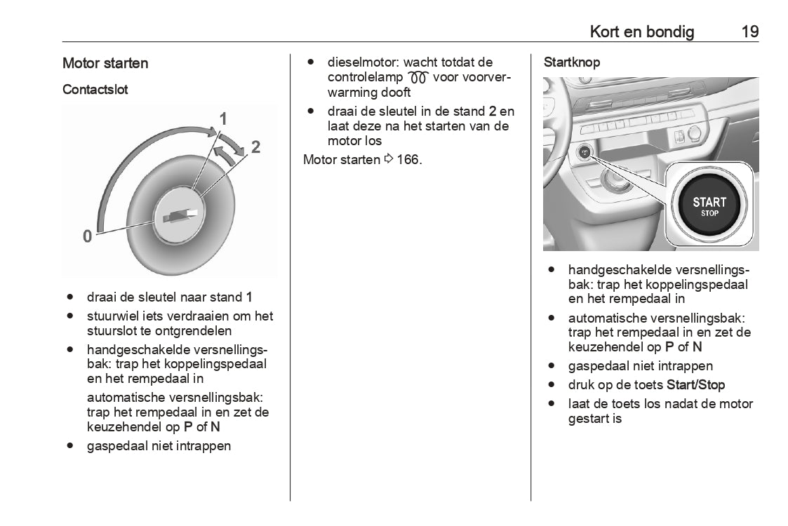 2022 Opel Vivaro Owner's Manual | Dutch