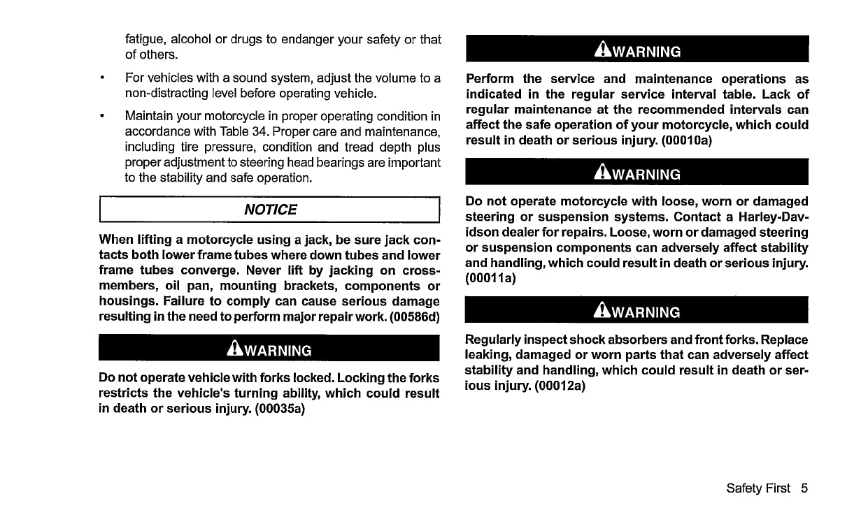 2015 Harley-Davidson Dyna Owner's Manual | English