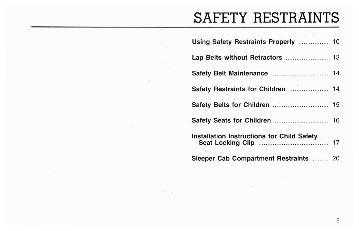 1997 Ford L-Series Owner's Manual | English