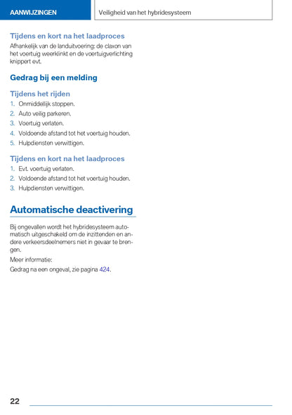 2022 BMW 3 Series Touring Plug In Hybrid Owner's Manual | Dutch