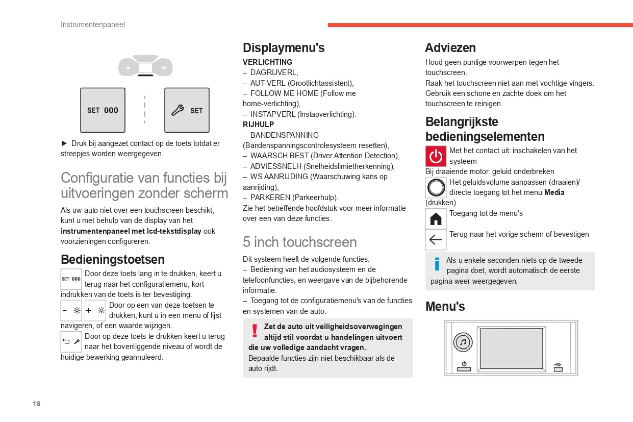 2022-2024 Citroën C3 Owner's Manual | Dutch