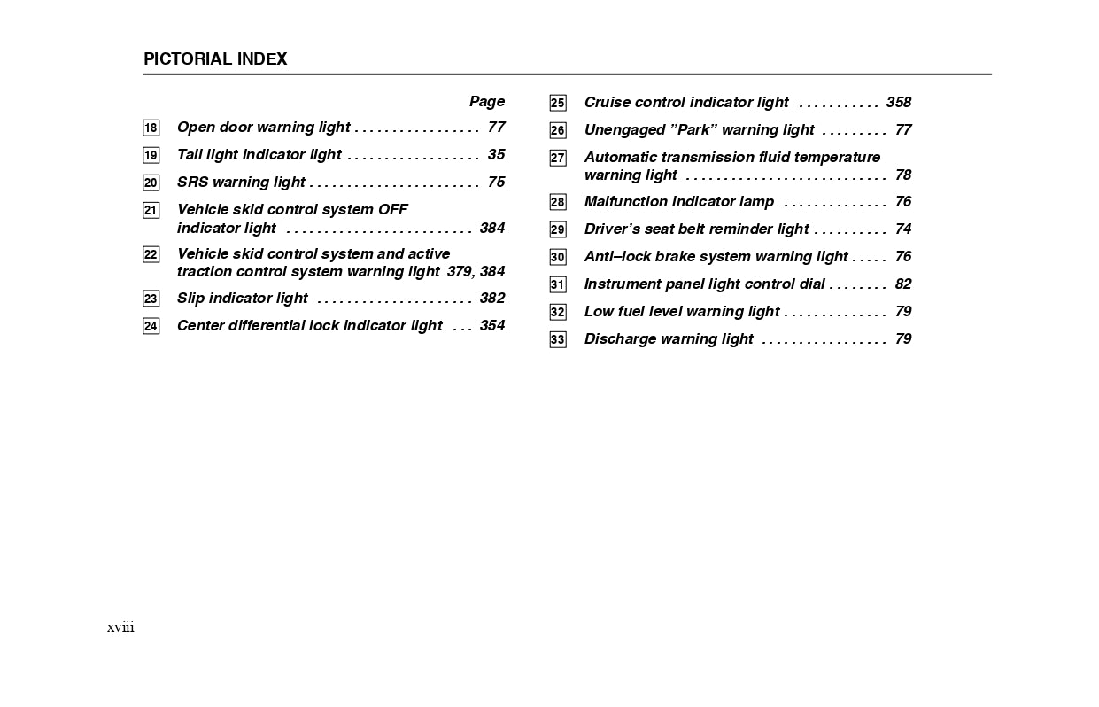 2000 Lexus LX 470 Owner's Manual | English