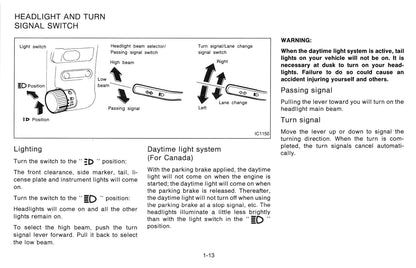 1995 Nissan 300ZX Owner's Manual | English