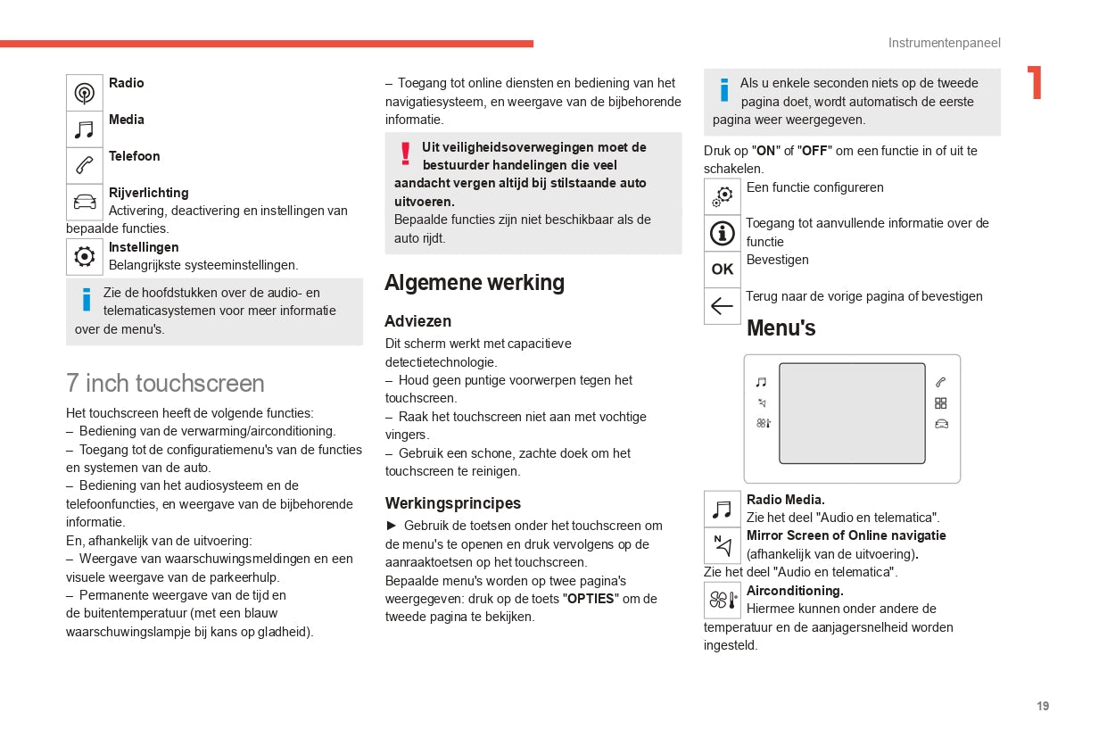 2022-2024 Citroën C3 Owner's Manual | Dutch