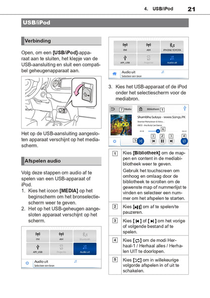 Toyota TAS500 Infotainment Manual | Dutch