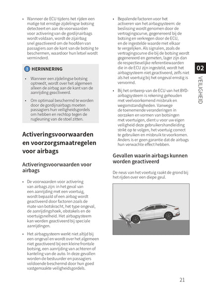 2023-2024 BYD Han EV Owner's Manual | Dutch