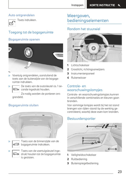 2022-2023 BMW X1 Owner's Manual | Dutch