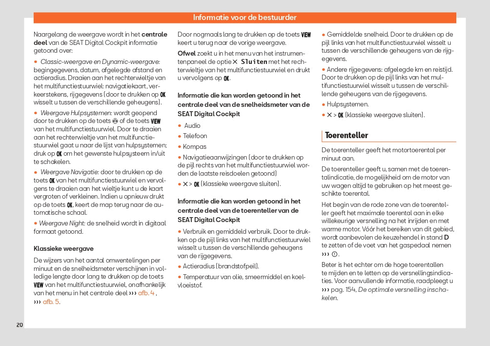 2023 Seat Leon/Leon Sportstourer Owner's Manual | Dutch