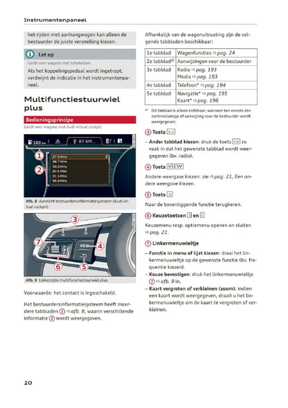 2019 Audi A3 Owner's Manual | Dutch