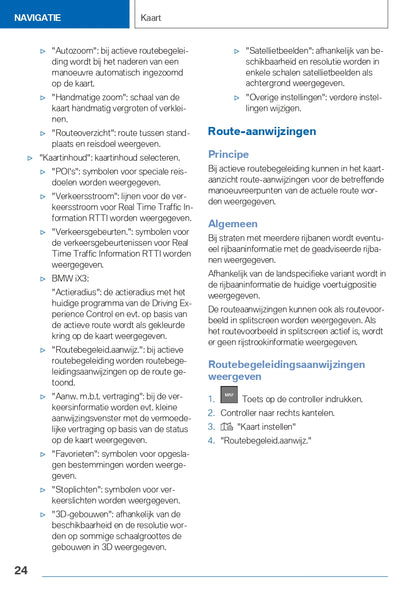 2021-2023 BMW iX3 Infotainment Manual | Dutch