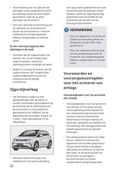 2023-2024 BYD Dolphin Owner's Manual | Dutch