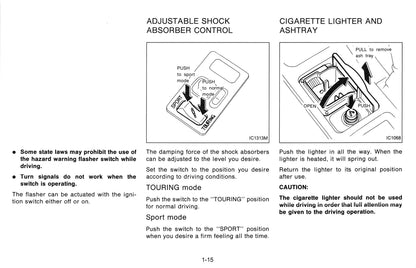 1995 Nissan 300ZX Owner's Manual | English