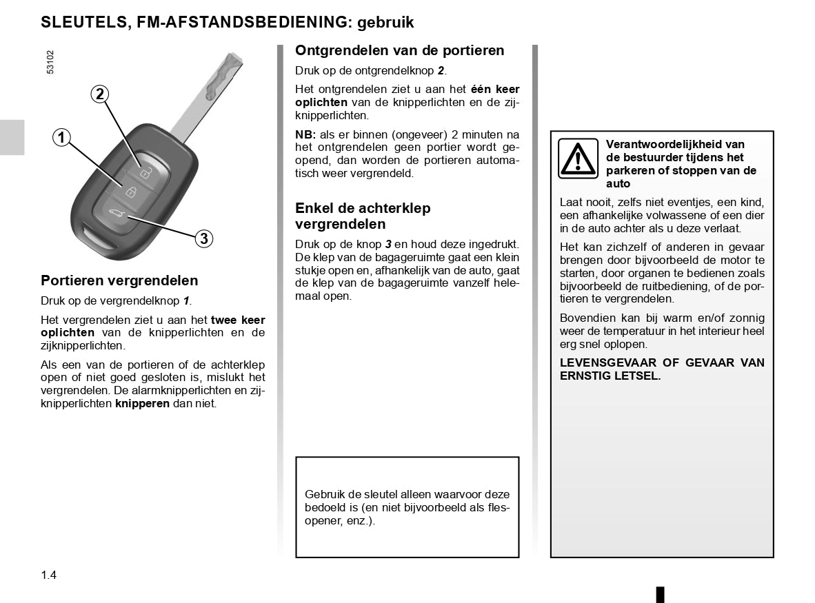 2022-2024 Dacia Jogger Owner's Manual | Dutch