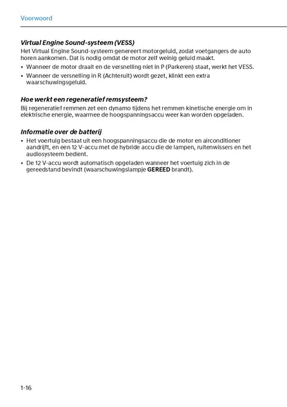 2024 Hyundai Kona Hybrid Owner's Manual | Dutch