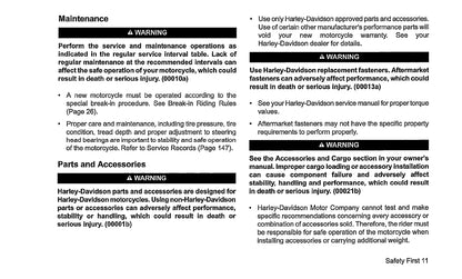 2018 Harley-Davidson Street Owner's Manual | English