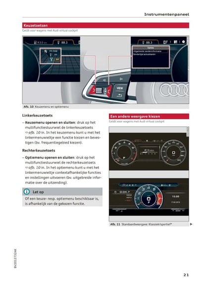 2019 Audi A3 Owner's Manual | Dutch