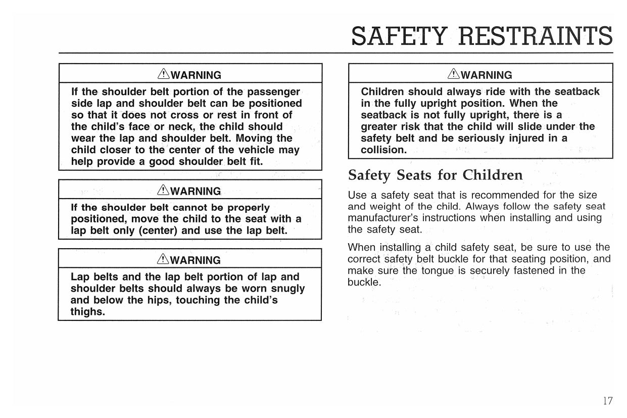 1998 Ford F&B Diesel Owner's Manual | English