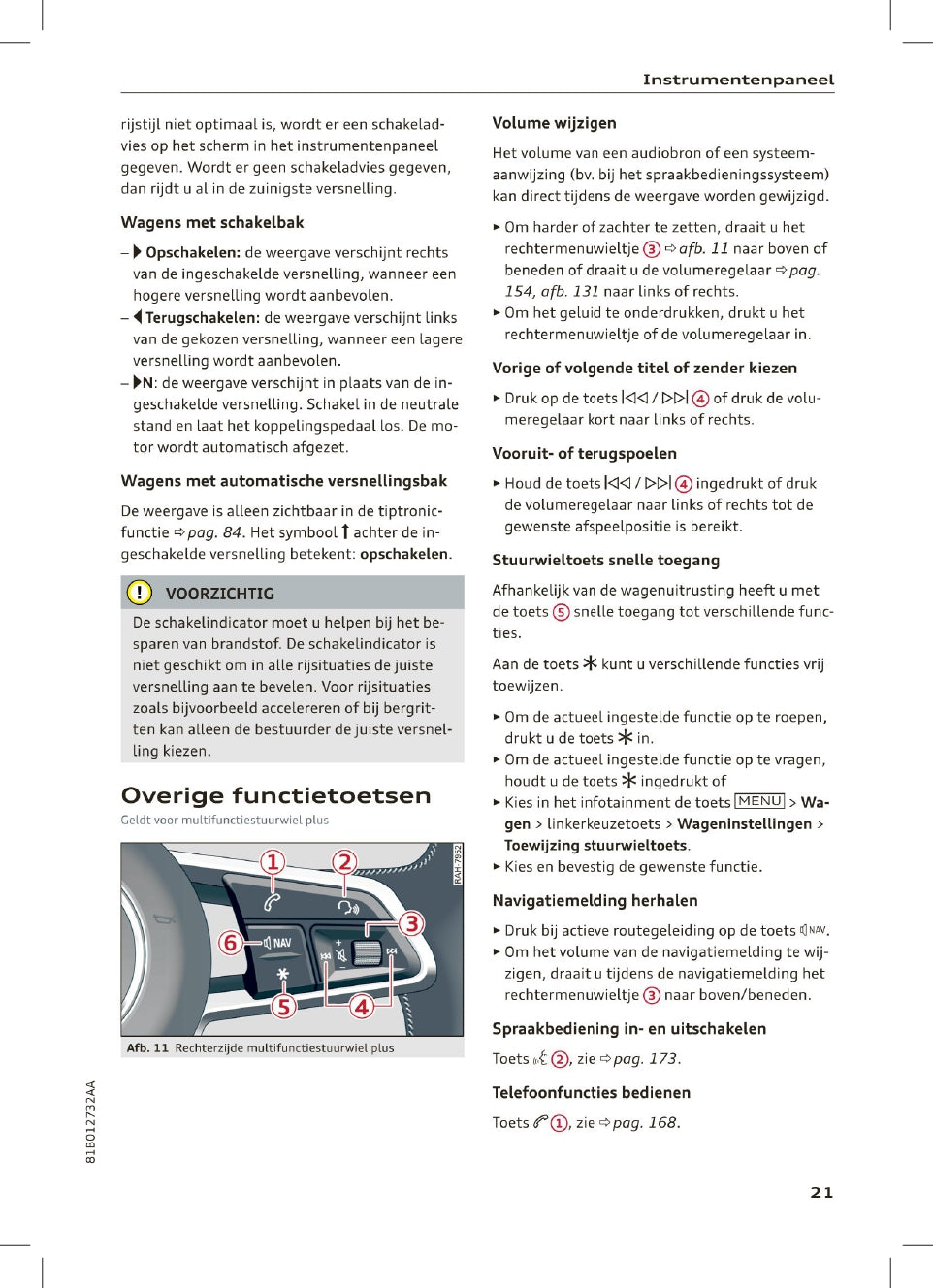 2021 Audi Q2 Owner's Manual | Dutch