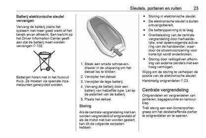 2019 Opel Crossland X Owner's Manual | Dutch