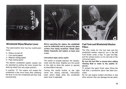 1983 Porsche 911 Turbo Owner's Manual | English