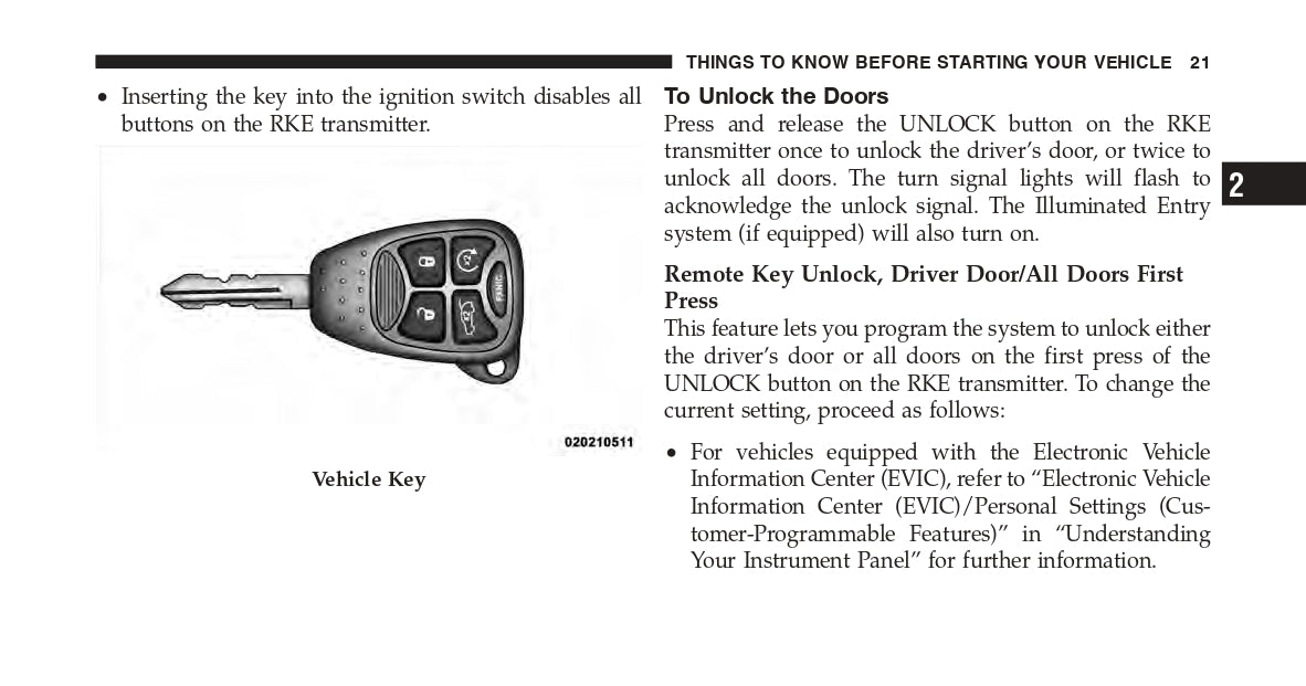 2010 Chrysler Sebring Owner's Manual | English