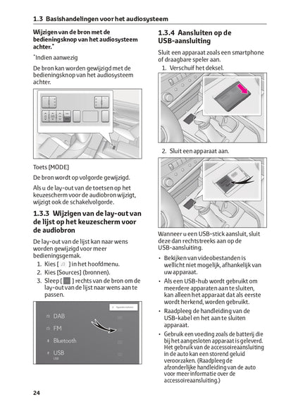 2018-2023 Lexus ES 300h Infotainment Manual | Dutch