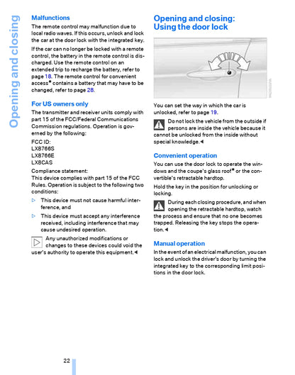 2008 BMW M3 Owner's Manual | English