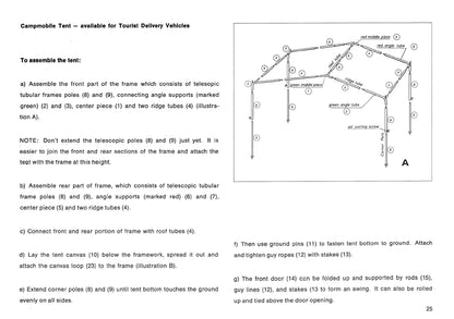 1975 Volkswagen Campmobile Owner's Manual | English