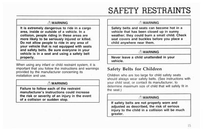 1997 Ford L-Series Owner's Manual | English