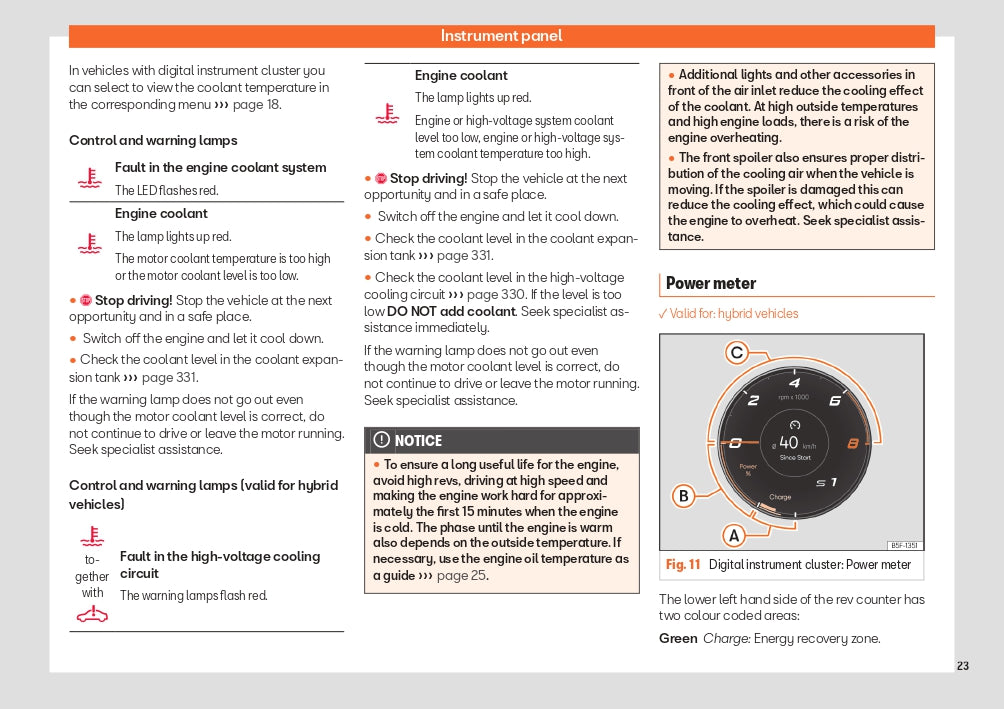 2023 Seat Leon/Leon Sportstourer Owner's Manual | English